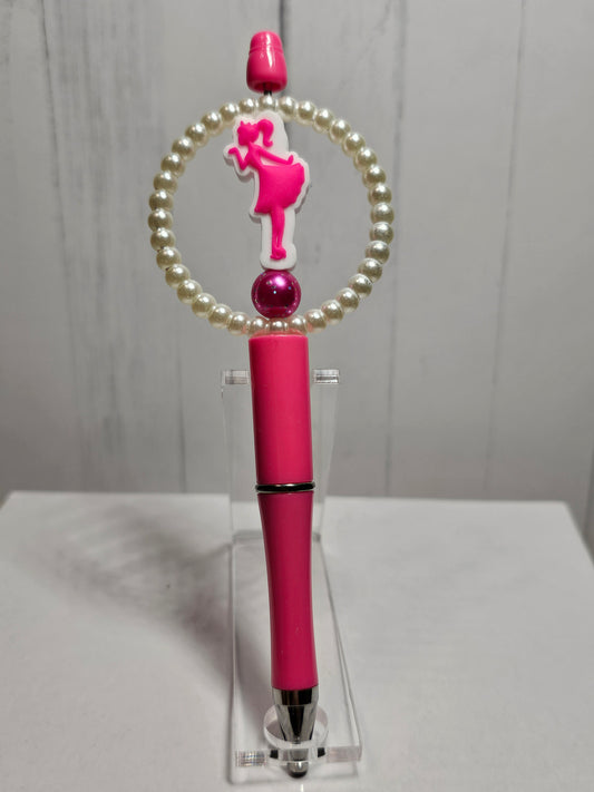 Barbie Standing -  Beaded Pen