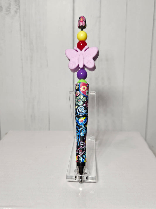 Butterfly -  Beaded Pen