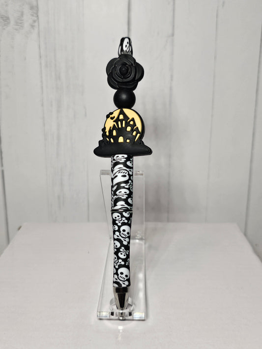 Haunted House -  Beaded Pen