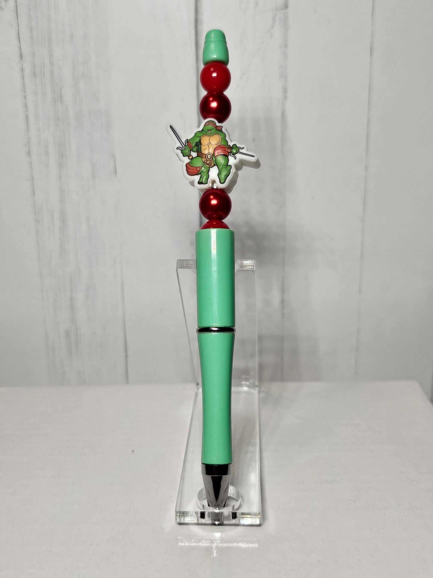 TMNT (Red) -  Beaded Pen