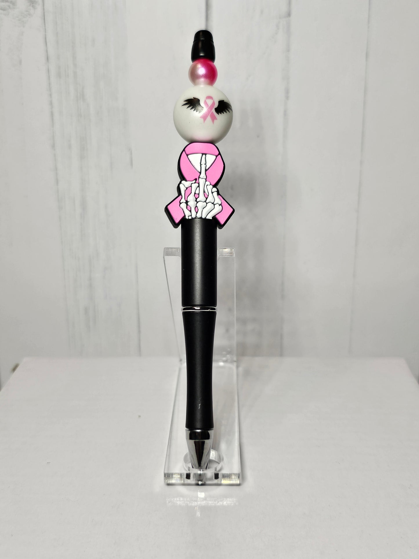 F Breast Cancer -  Beaded Pen