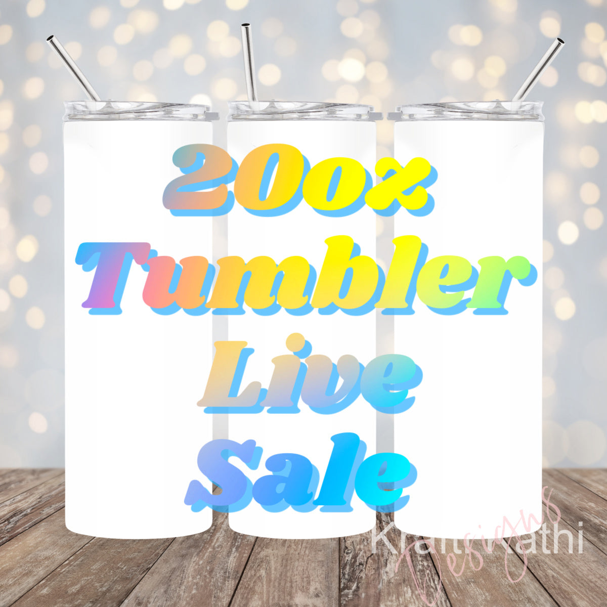 TikTok Live Sale -  20oz Stainless Steel Tumbler