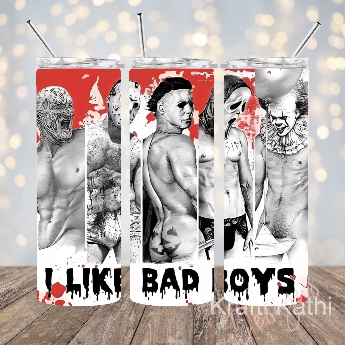 "I Like Bad Boys" - 20oz Stainless Steel Tumbler