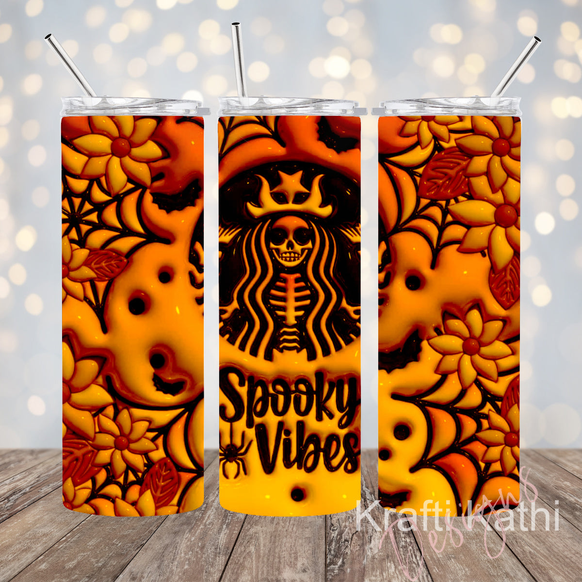 Spooky Vibes - 20oz Stainless Steel Tumbler