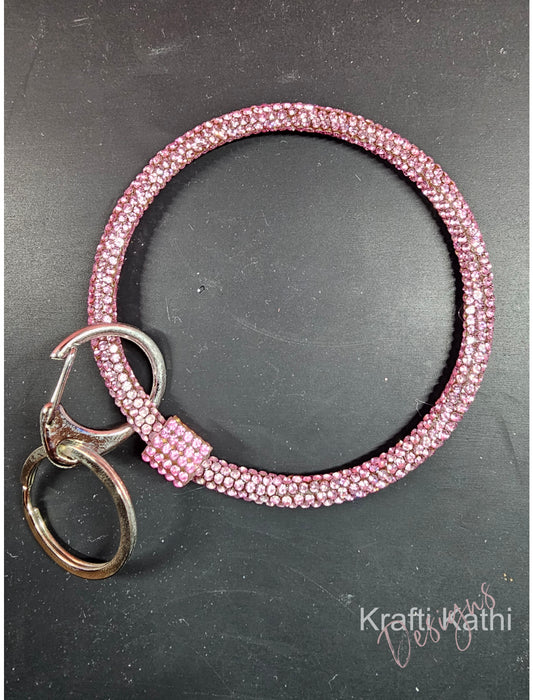 Pink Sparkle - Wristlet Keychain