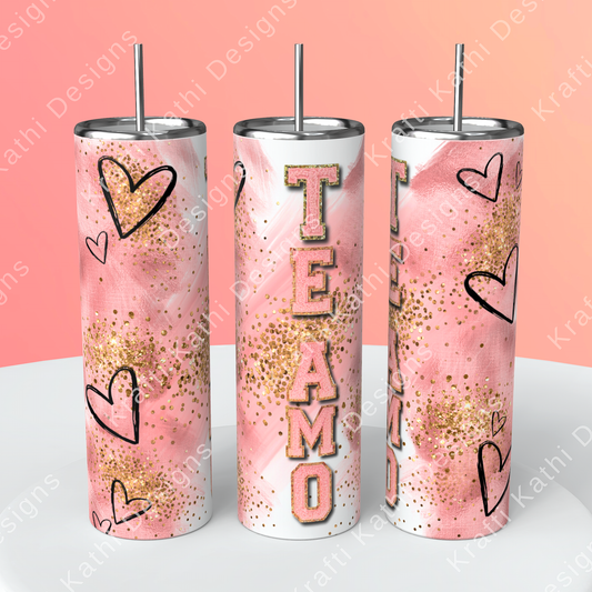 Te Amo - 20oz Stainless Steel Tumbler