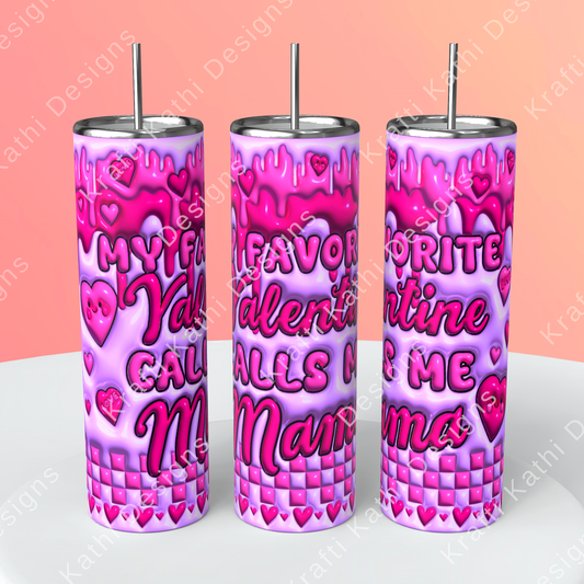 Valentine's Mom - 20oz Stainless Steel Tumbler