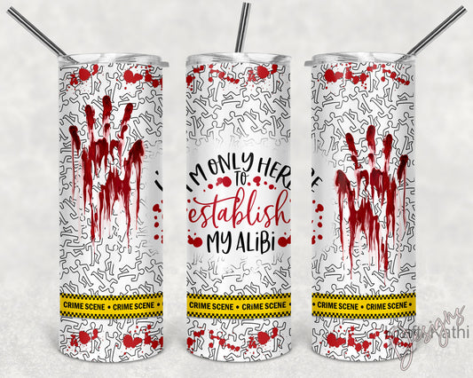 Establish Alibi - 20oz Stainless Steel Tumbler