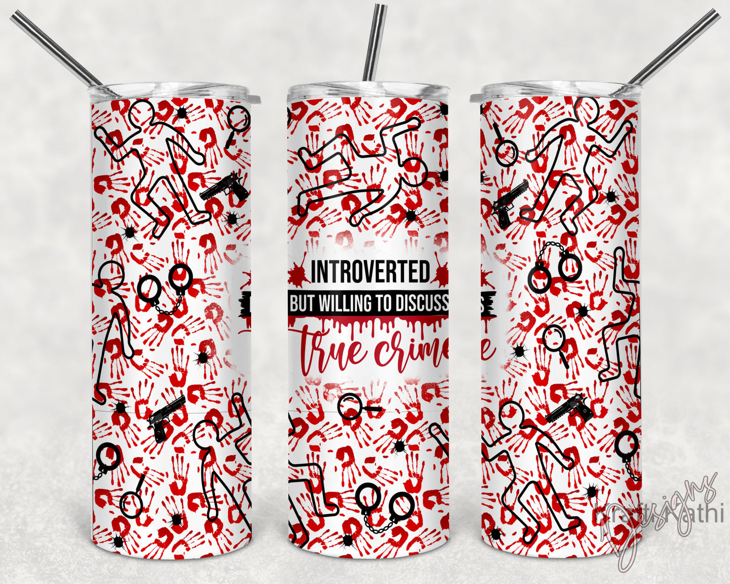 Introverted - 20oz Stainless Steel Tumbler