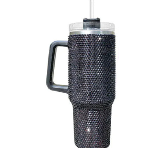 40oz Bling Tumbler (Black)