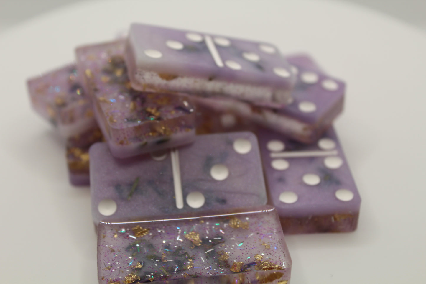 "Lavender Oasis" Domino Set