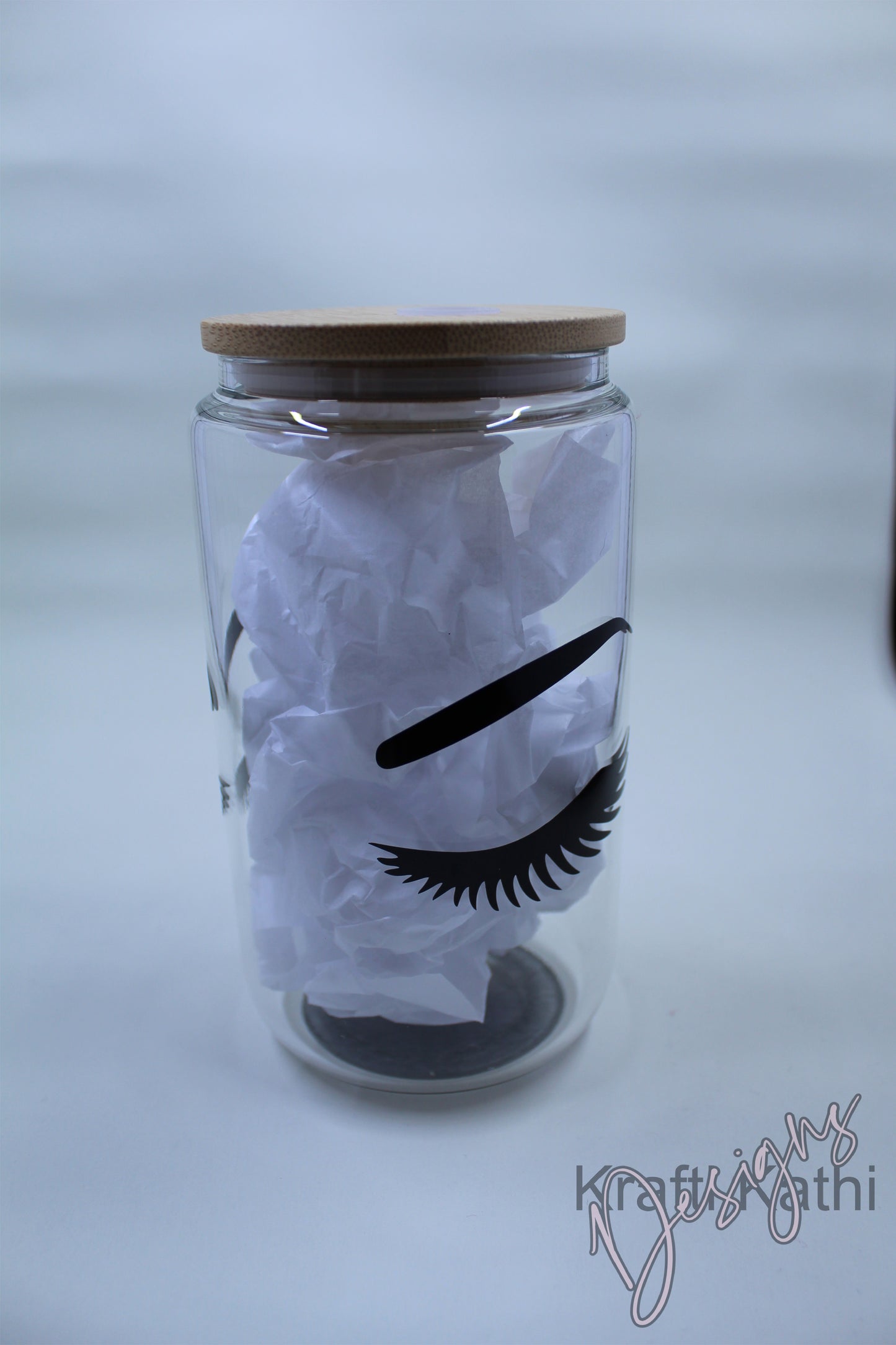 Lashes - Clear 16oz Glass Tumbler