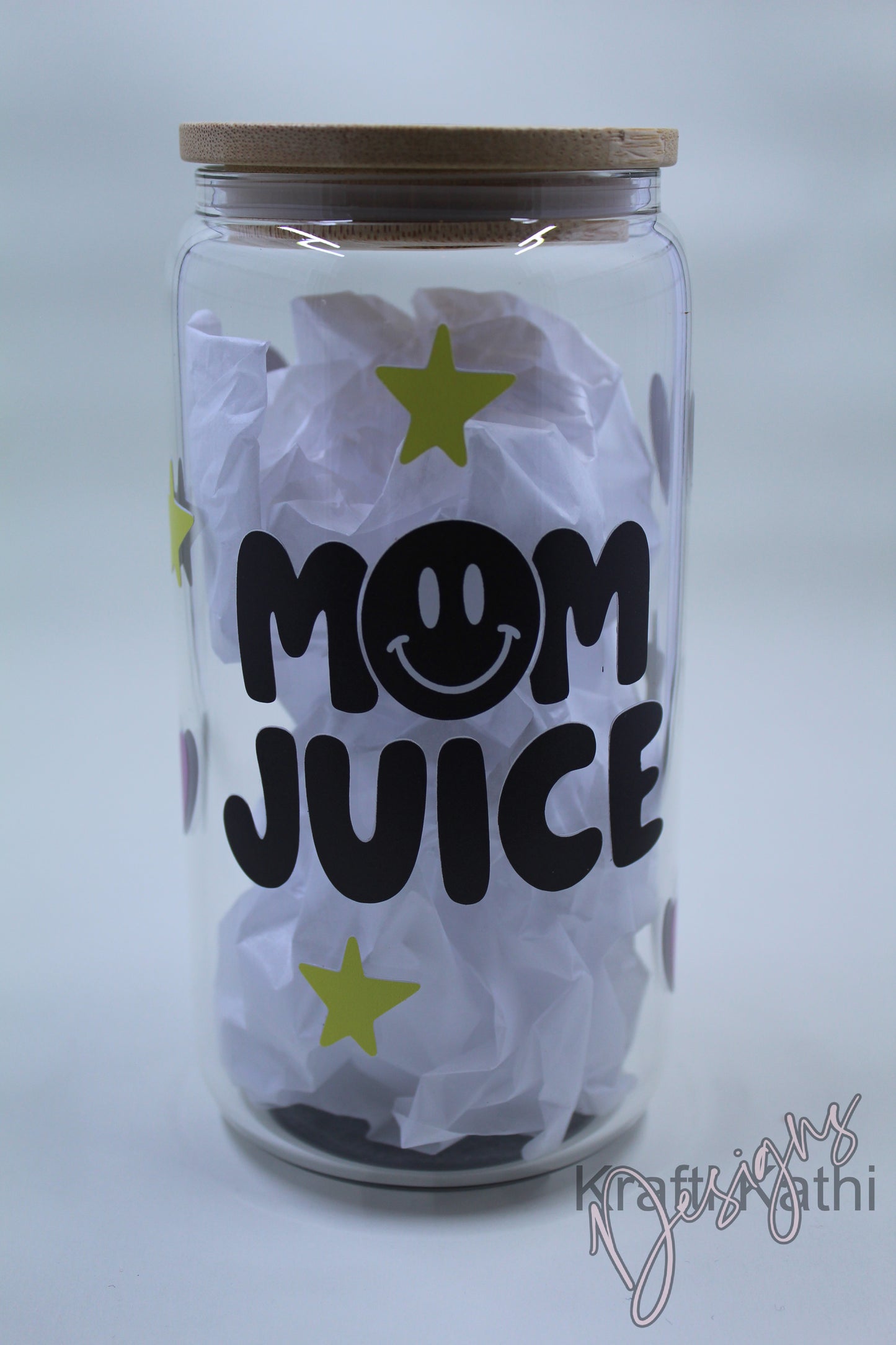 Mom Juice - 16oz Glass Tumbler